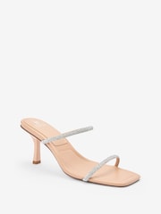 Nude Cream Forever Comfort® Double Band Mules - Image 4 of 6