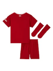 Nike Red Liverpool FC Stadium 2023/24 3 Piece Football Kit - Image 3 of 4