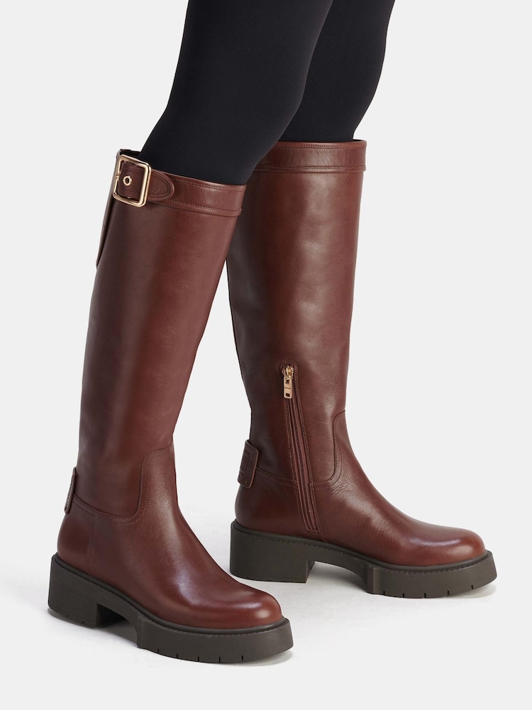 Coach Lilli Leather Calf Boots - Image 5 of 5