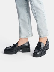 COACH Black Leah Platfrom Loafers - Image 10 of 10