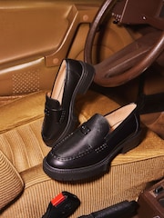 COACH Black Leah Platfrom Loafers - Image 5 of 10