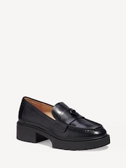 COACH Black Leah Platfrom Loafers - Image 6 of 10