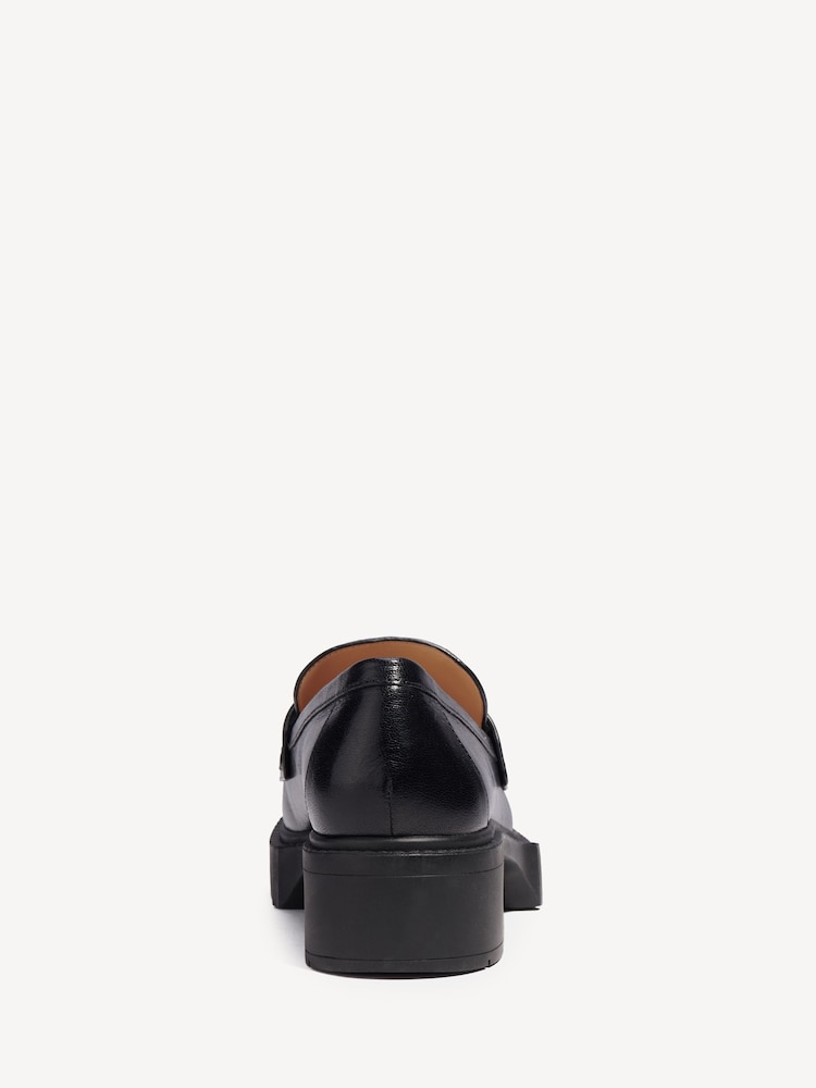 COACH Black Leah Platfrom Loafers - Image 7 of 10