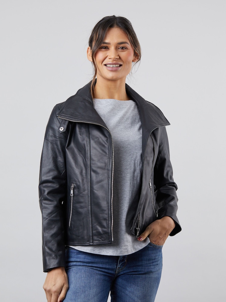 Lakeland Leather Black Moresby Leather Jacket - Image 1 of 7