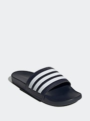 adidas Dark Blue Adilette Comfort Slides - Image 3 of 9