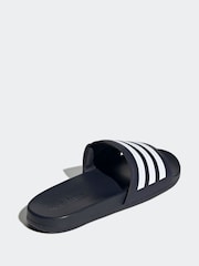 adidas Dark Blue Adilette Comfort Slides - Image 4 of 9