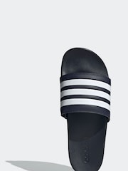 adidas Dark Blue Adilette Comfort Slides - Image 5 of 9