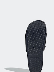 adidas Dark Blue Adilette Comfort Slides - Image 6 of 9