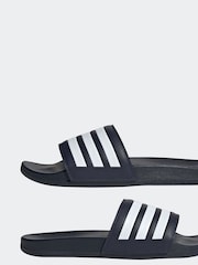 adidas Dark Blue Adilette Comfort Slides - Image 7 of 9