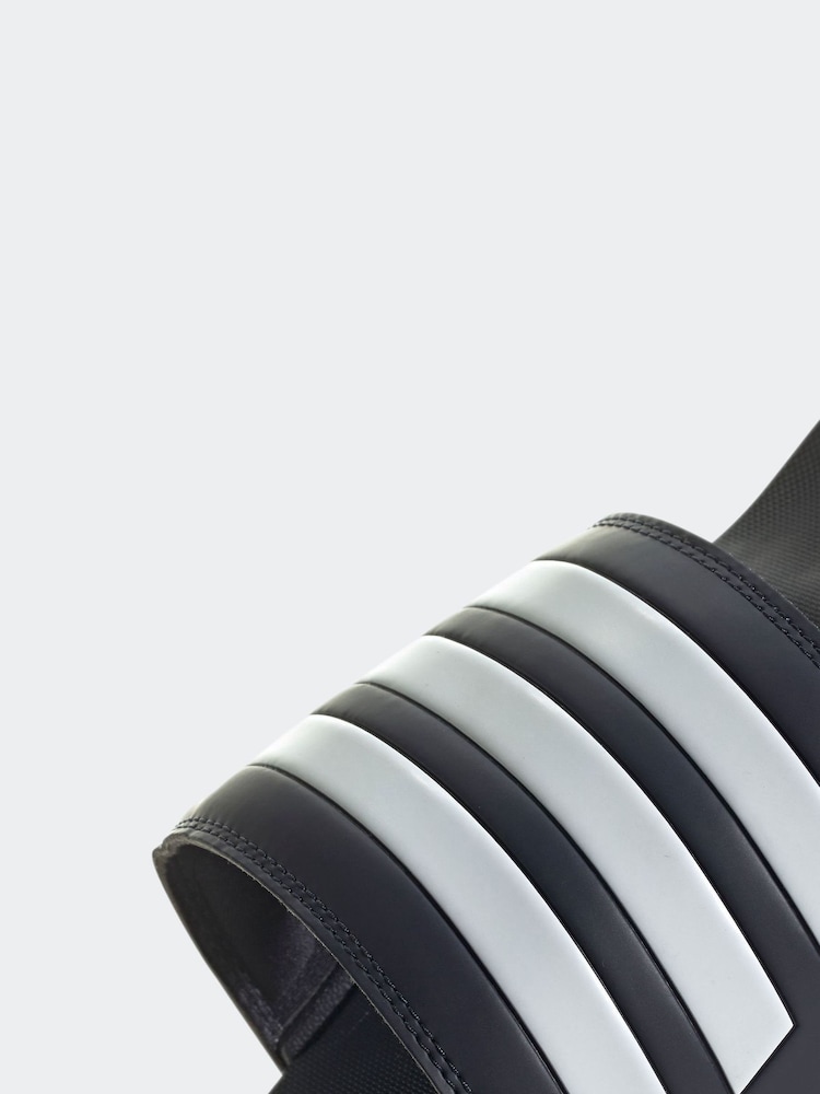 adidas Dark Blue Adilette Comfort Slides - Image 8 of 9