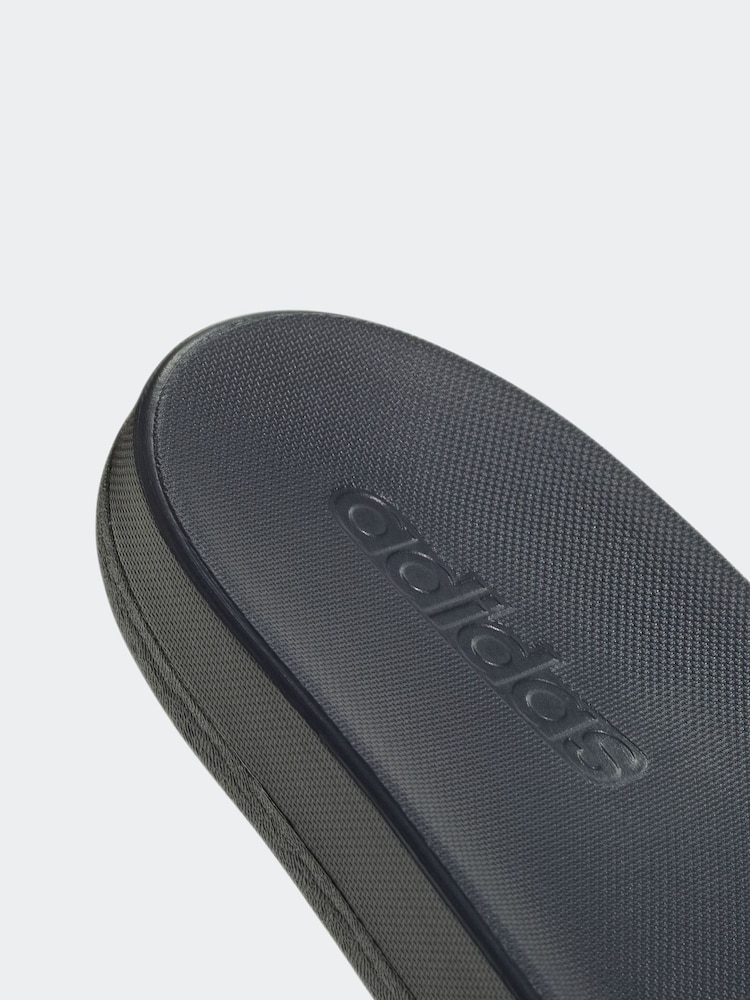 adidas Dark Blue Adilette Comfort Slides - Image 9 of 9