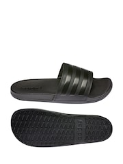 adidas Night Black Adilette Comfort Slides - Image 3 of 8
