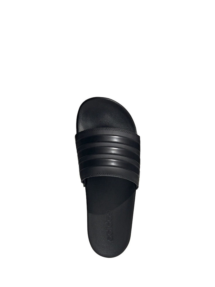 Nocna czerń - Wsuwane klapki adidas Adilette Comfort - Image 6 of 8