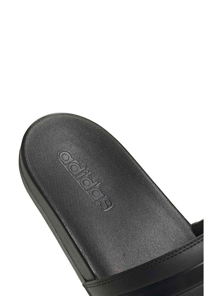 adidas Night Black Adilette Comfort Slides - Image 8 of 8