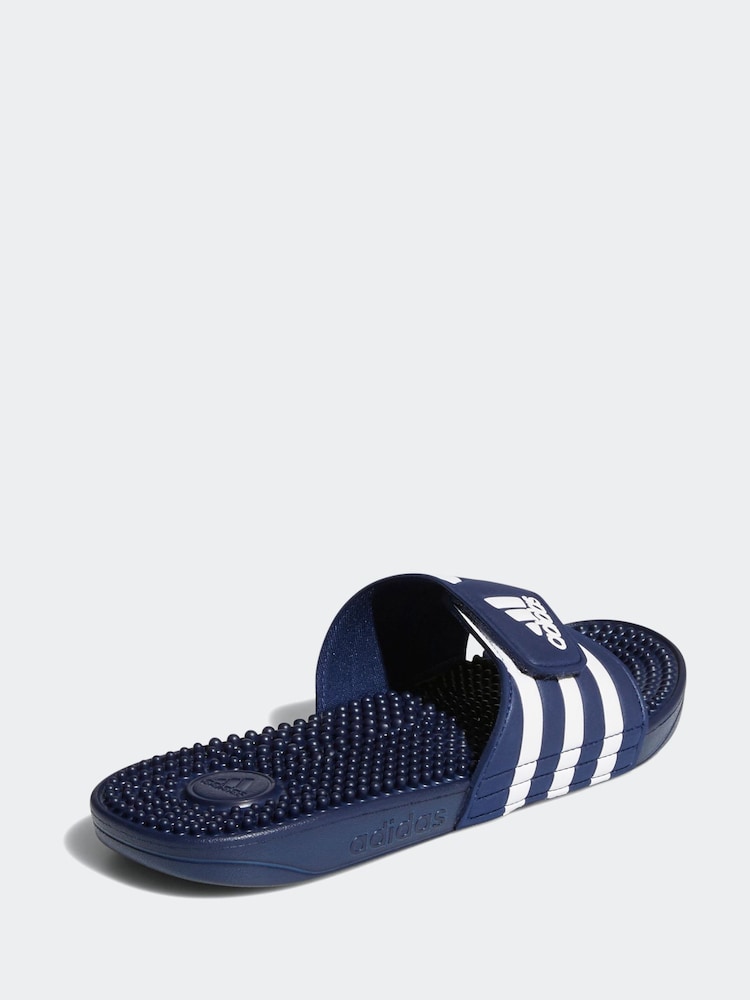 adidas Blue Sportswear Adissage Slides - Image 4 of 10