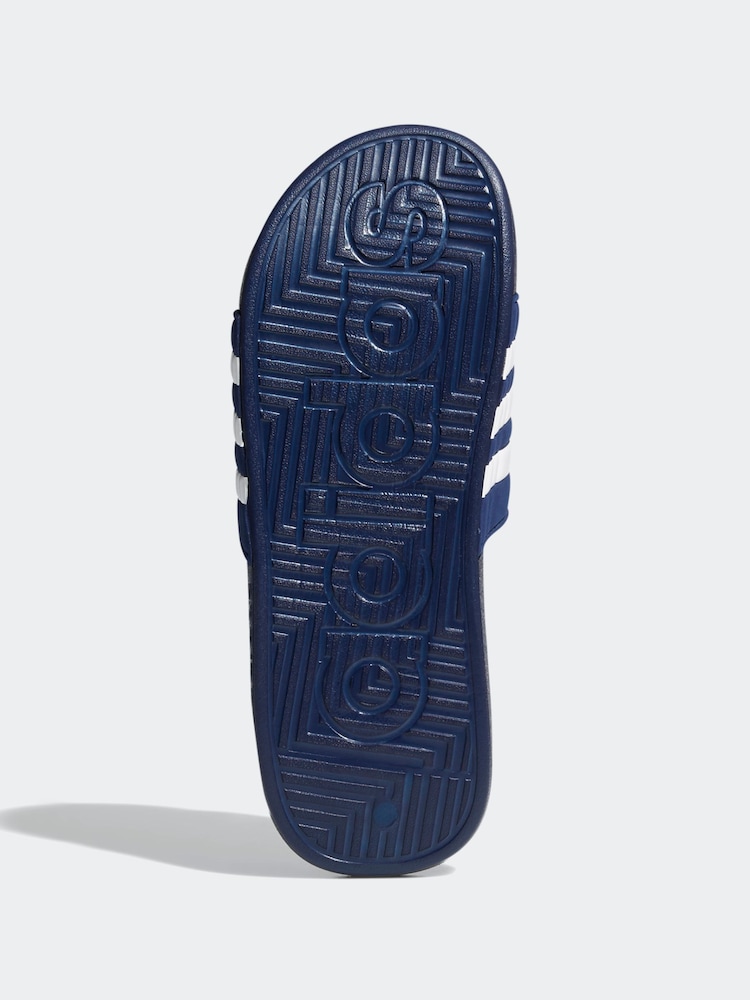adidas Blue Sportswear Adissage Slides - Image 7 of 10