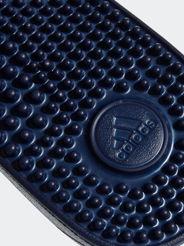 adidas Blue Sportswear Adissage Slides - Image 9 of 10