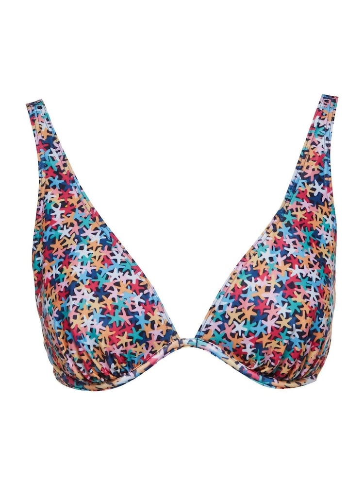 Khost Clothing Ditsy Star Print Bikini Top - Image 5 of 5