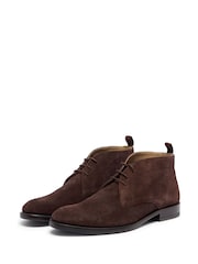 Oliver Sweeney Farleton Suede Chocolate Desert Brown Boots - Image 2 of 5