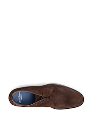 Oliver Sweeney Farleton Suede Chocolate Desert Brown Boots - Image 4 of 5