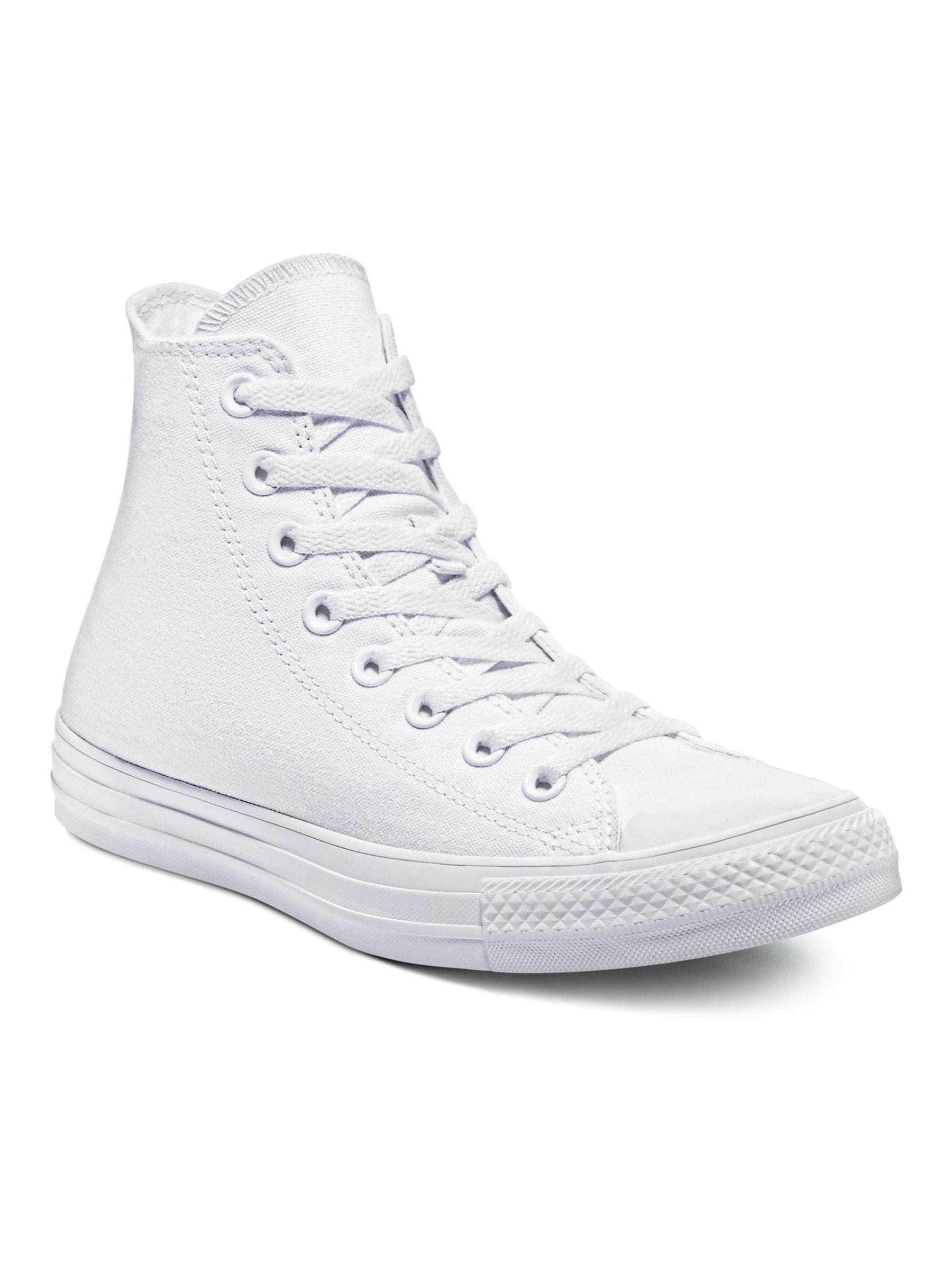 Womens white all star converse high tops top