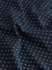 White/Black/Navy Blue Geo Print Jersey Polo Shirts 3 Pack - Image 8 of 10