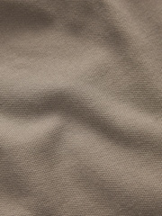 Brown Regular Fit Short Sleeve Pique Polo Shirt - Image 7 of 7