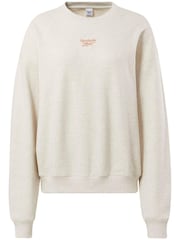 Reebok Classics Logo 100% Cotton White Sweatshirt - Image 4 of 4