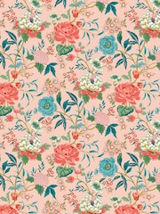 furn. Pink Azalea Bright Blooms Wallpaper - Image 1 of 1