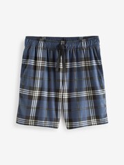 Green/Navy Blue Check Motionflex Cosy Short Pyjamas Set - Image 5 of 5