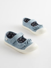 Blue Ruffle Mary Jane Shoes - Image 1 of 6
