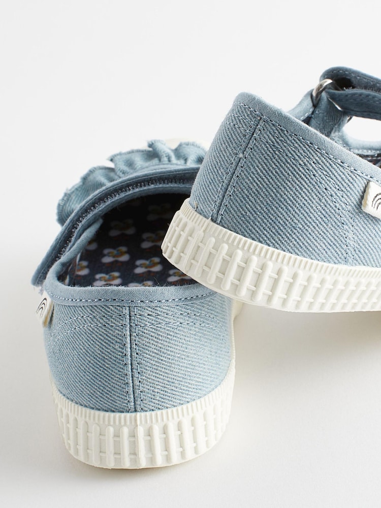 Blue Ruffle Mary Jane Shoes - Image 6 of 6