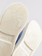 Blue Denim Standard Fit (F) Machine Washable Trainers - Image 6 of 6
