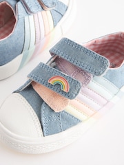 Blue Rainbow Standard Fit (F) Trainers - Image 4 of 5