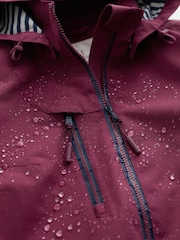 Seasalt Cornwall Tall Blue Coverack Waterproof Coat - Image 5 of 6