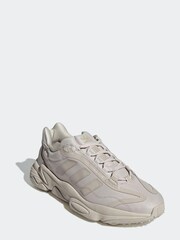 adidas Originals Grey Ozweego Pure Trainers - Image 3 of 7