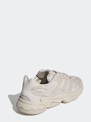 adidas Originals Grey Ozweego Pure Trainers - Image 4 of 7