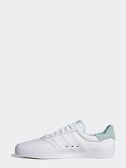 adidas Originals White 3MC Trainers - Image 2 of 7