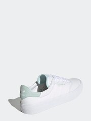 adidas Originals White 3MC Trainers - Image 4 of 7
