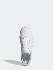 adidas Originals White 3MC Trainers - Image 5 of 7