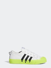 adidas Originals White Nizza Trainers - Image 1 of 7