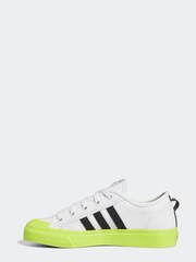 adidas Originals White Nizza Trainers - Image 2 of 7