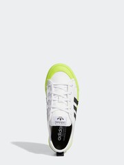 adidas Originals White Nizza Trainers - Image 5 of 7