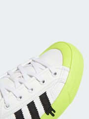adidas Originals White Nizza Trainers - Image 7 of 7
