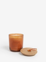 Amber Orange Bronx Sandalwood and Amber Scented Single Wick Candle - Image 4 of 4