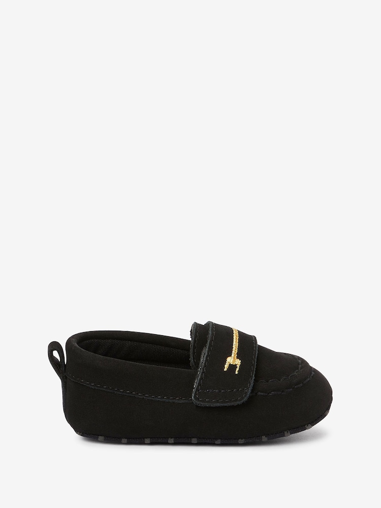 Black Snaffle Baby Shoes (0-24mths) - Image 1 of 4