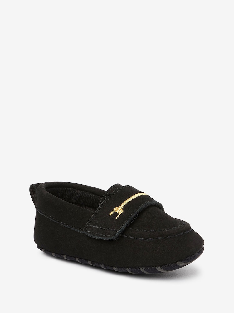 Black Snaffle Baby Shoes (0-24mths) - Image 2 of 4