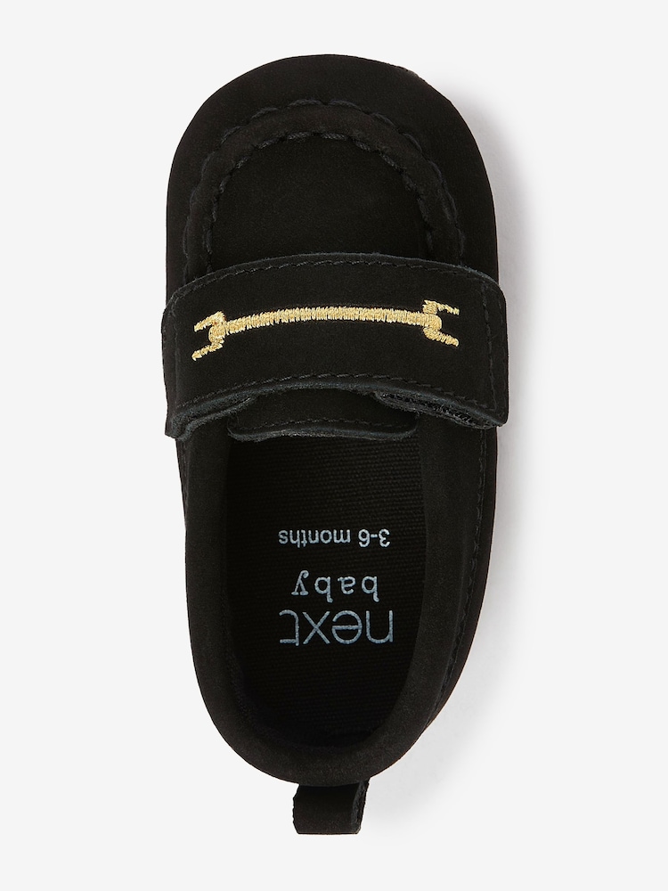 Black Snaffle Baby Shoes (0-24mths) - Image 3 of 4
