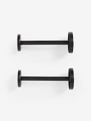Black Next Set of 2 Stud Curtain Holdbacks - Image 3 of 4