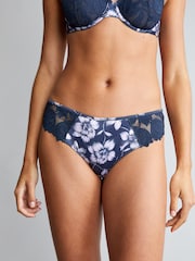 B By Ted Baker Ungepolsterter Bügel-BH, Marineblau/Flieder-Violett - Bild 6 von 8